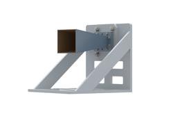 WR-284 Standard Gain Horn with 10 dBi gain, N Female Connector, with Pre-Installed L Mount - Cost-Effective Alternative