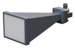 WR-28 Standard Gain Horn with 20 dBi Gain, 2.92mm Female Connector with Weather Resistant Radome Cover - Cost-Effective Alternative
