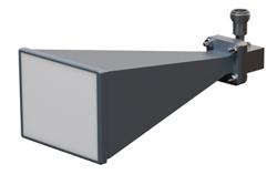 WR-62 Standard Gain Horn with 20 dBi Gain, N Female Connector with Weather Resistant Radome Cover - Cost-Effective Alternative