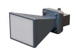 WR-75 Standard Gain Horn with 15 dBi Gain, SMA Female Connector with Weather Resistant Radome Cover - Cost-Effective Alternative