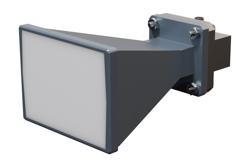 WR-90 Standard Gain Horn with 15 dBi Gain, SMA Female Connector with Weather Resistant Radome Cover - Cost-Effective Alternative
