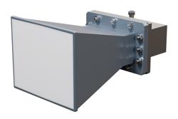 PE3WAN430-10NF.jpg WR-430 Standard Gain Horn with 10 dBi Gain, N Female Connector with Weather Resistant Radome Cover - Cost-Effective Alternative