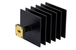75 Watts High Power WR-34 Waveguide Load 22 GHz to 33 GHz, Aluminum - Cost-Effective Alternative