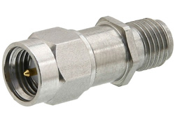 9 dB Fixed Attenuator, SMA Male to SMA Female Passivated Stainless Steel Body Rated to 2 Watts Up to 3 GHz - Cost-Effective Alternative