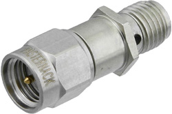 8 dB Fixed Attenuator, SMA Male to SMA Female Brass Tri-Metal Body Rated to 1 Watt Up to 2 GHz - Cost-Effective Alternative