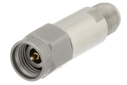 9 dB Fixed Attenuator, 2.92mm Male to 2.92mm Female Passivated Stainless Steel Body Rated to 2 Watts Up to 40 GHz - Cost-Effective Alternative