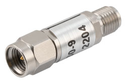 9 dB Fixed Attenuator, 2.92mm Male to 2.92mm Female Passivated Stainless Steel Body Rated to 2 Watts Up to 40 GHz - Cost-Effective Alternative