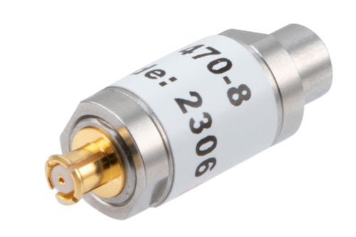 8 dB Fixed Attenuator SMP Male to SMP Female Stainless Steel Body Rated to 1 Watt Up to 18 GHz - Cost-Effective Alternative