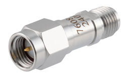 9 dB RF fixed attenuator 2W, DC to 6GHz, SMA Male to SMA Female, Stainless Steel - Cost-Effective Alternative