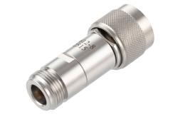 8 dB Fixed Attenuator N-Type Male to N-Type Female Passivated Stainless Steel Body Rated 2 Watt DC to 18GHz - Cost-Effective Alternative