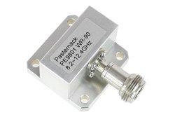 WR-90 Square Type Flange to N Female Waveguide to Coax Adapter Operating from 8.2 GHz to 12.4 GHz - Cost-Effective Alternative