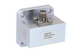 WR-62 Square Type Flange to SMA Female Waveguide to Coax Adapter Operating from 12.4 GHz to 18 GHz - Cost-Effective Alternative