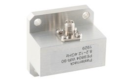 WR-90 Square Type Flange to SMA Female Waveguide to Coax Adapter Operating from 8.2 GHz to 12.4 GHz - Cost-Effective Alternative