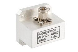 WR-62 UG-1665/U Square Cover Flange to SMA Male Waveguide to Coax Adapter Operating from 12.4 GHz to 18 GHz - Cost-Effective Alternative