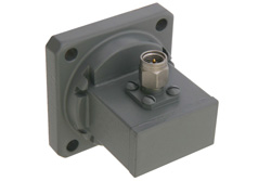 PE9811.jpg WR-102 Square Cover Flange to SMA Male Waveguide to Coax Adapter Operating From 7 GHz to 11 GHz - Cost-Effective Alternative