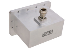 WR-284 CMR-284 Flange to N Female Waveguide to Coax Adapter Operating from 2.6 GHz to 3.95 GHz - Cost-Effective Alternative