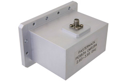 WR-284 CMR-284 Flange to SMA Female Waveguide to Coax Adapter Operating from 2.6 GHz to 3.95 GHz - Cost-Effective Alternative