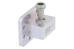 WR-137 CPR-137G Grooved Flange to N Female Waveguide to Coax Adapter Operating from 5.85 GHz to 8.2 GHz - Cost-Effective Alternative