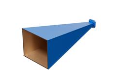 WR-28 Waveguide Standard Gain Horn Antenna Operating From 26.5 GHz to 40 GHz With a Nominal 25 dBi Gain With UG-599/U Square Cover Flange - Cost-Effective Alternative
