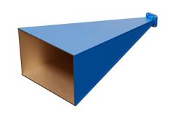 WR-42 Waveguide Standard Gain Horn Antenna Operating From 18 GHz to 26.5 GHz With a Nominal 25 dBi Gain With UG-597/U Square Cover Flange - Cost-Effective Alternative