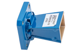 WR-51 Waveguide Standard Gain Horn Antenna Operating from 15 GHz to 22 GHz with a Nominal 10 dBi Gain with Square Cover Flange - Cost-Effective Alternative