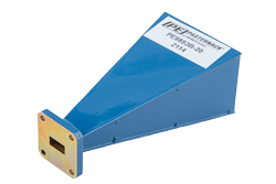 WR-51 Waveguide Standard Gain Horn Antenna, 15 GHz to 22 GHz Frequency Range, 20 dBi Gain, Flange - Cost-Effective Alternative