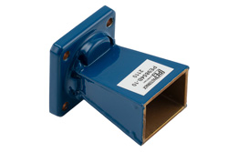 PE9854B-10.jpg WR-62 Waveguide Standard Gain Horn Antenna Operating from 12.4 GHz to 18 GHz with a Nominal 10 dBi Gain with Square Cover Flange - Cost-Effective Alternative