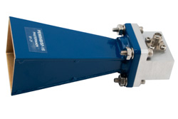 PE9854B-SF-15.jpg WR-62 Waveguide Standard Gain Horn Antenna Operating from 12.4 GHz to 18 GHz with a Nominal 15 dB Gain SMA Female Input - Cost-Effective Alternative