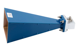PE9854B-SF-20.jpg WR-62 Waveguide Standard Gain Horn Antenna Operating from 12.4 GHz to 18 GHz with a Nominal 20 dB Gain SMA Female Input - Cost-Effective Alternative