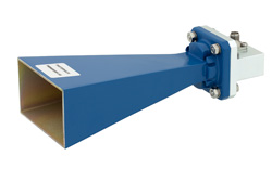 WR-75 Waveguide Standard Gain Horn Antenna Operating From 10 GHz to 15 GHz With a Nominal 15 dB Gain SMA Female Input - Cost-Effective Alternative