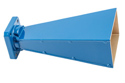 WR-75 Waveguide Standard Gain Horn Antenna Operating From 10 GHz to 15 GHz With a Nominal 15 dBi Gain With Square Cover Flange - Cost-Effective Alternative