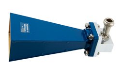 WR-75 Waveguide Standard Gain Horn Antenna Operating from 10 GHz to 15 GHz with a Nominal 15 dB Gain N Female Input - Cost-Effective Alternative