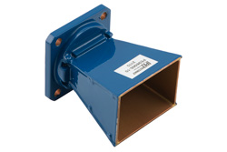 WR-90 Waveguide Standard Gain Horn Antenna Operating From 8.2 GHz to 12.4 GHz With a Nominal 10 dBi Gain With UG-135/U Square Cover Flange - Cost-Effective Alternative