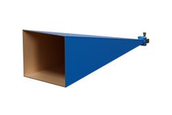 WR-90 Waveguide Standard Gain Horn Antenna Operating from 8.2 GHz to 12.4 GHz with a Nominal 25 dB Gain N Female Input - Cost-Effective Alternative