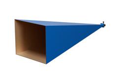 WR-90 Waveguide Standard Gain Horn Antenna Operating from 8.2 GHz to 12.4 GHz with a Nominal 30 dB Gain N Female Input - Cost-Effective Alternative