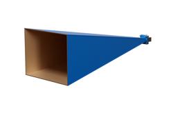 WR-90 Waveguide Standard Gain Horn Antenna Operating from 8.2 GHz to 12.4 GHz with a Nominal 25 dB Gain SMA Female Input - Cost-Effective Alternative