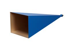 WR-90 Waveguide Standard Gain Horn Antenna Operating from 8.2 GHz to 12.4 GHz with a Nominal 30 dB Gain SMA Female Input - Cost-Effective Alternative