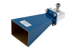 PE9857B-NF-15.jpg WR-102 Standard Gain Horn Antenna Operating From 7 GHz to 11 GHz, 15 dBi Nominal Gain, Type N Female Input Connector, ProLine - Cost-Effective Alternative