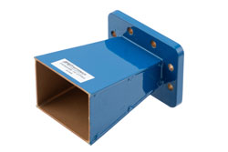 WR-137 Waveguide Standard Gain Horn Antenna Operating From 5.85 GHz to 8.2 GHz With a Nominal 10 dBi Gain With CPRG Flange - Cost-Effective Alternative