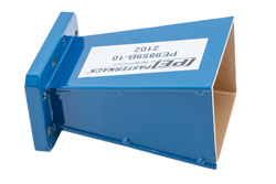 WR-137 Waveguide Standard Gain Horn Antenna Operating From 5.85 GHz to 8.2 GHz With a Nominal 10 dBi Gain With CMR-137 Flange - Cost-Effective Alternative