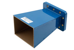 PE9862B-10-CPRG.jpg WR-229 Waveguide Standard Gain Horn Antenna Operating From 3.3 GHz to 4.9 GHz With a Nominal 10 dB Gain With CPRG Flange - Cost-Effective Alternative