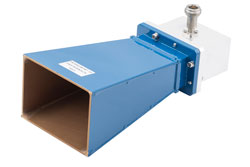 PE9862B-NF-10.jpg WR-229 Standard Gain Horn Antenna Operating From 3.3 GHz to 4.9 GHz, 10 dBi Nominal Gain, Type N Female Input Connector, ProLine - Cost-Effective Alternative