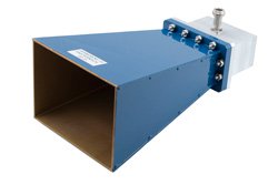 WR-284 Waveguide Standard Gain Horn Antenna Operating from 2.6 GHz to 3.95 GHz with a Nominal 10 dB Gain N Female Input - Cost-Effective Alternative