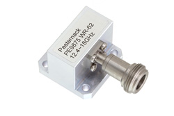 WR-62 Square Type Flange to N Female Waveguide to Coax Adapter Operating from 12.4 GHz to 18 GHz - Cost-Effective Alternative