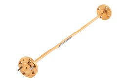WR-6 Straight Waveguide Section 6 Inch Length, UG-387/U-Mod Round Cover Flange from 110 GHz to 170 GHz - Cost-Effective Alternative