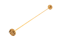 WR-6 Straight Waveguide Section 9 Inch Length, UG-387/U-Mod Round Cover Flange from 110 GHz to 170 GHz - Cost-Effective Alternative