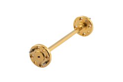 WR-8 Straight Waveguide Section 3 Inch Length, UG-387/U-Mod Round Cover Flange from 90 GHz to 140 GHz - Cost-Effective Alternative
