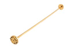 WR-8 Straight Waveguide Section 9 Inch Length, UG-387/U-Mod Round Cover Flange from 90 GHz to 140 GHz - Cost-Effective Alternative
