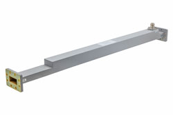 WR-137 Waveguide 10 dB Broadwall Coupler, CPR137F Flange, N-Type Female Coupled Port, 5.38 GHz to 8.17 GHz, Aluminum - Cost-Effective Alternative