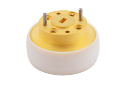 WR-15 Waveguide Horn Antenna Operating from 50 GHz to 75 GHz with a Nominal 2 dBi Gain with UG-385/U Round Cover Flange - Cost-Effective Alternative